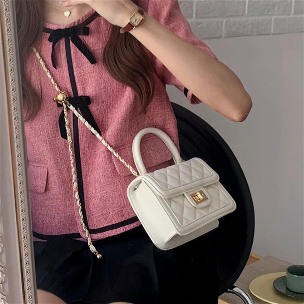 Новая женская сумка Модная универсальная маленькая квадратная сумка Сумка через плечо — фото 8