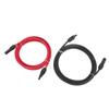 10ft 10AWG Solar Panel Extension Cable with Female Male Connector Universal for Camper Truck Off Road Vehicle Red and