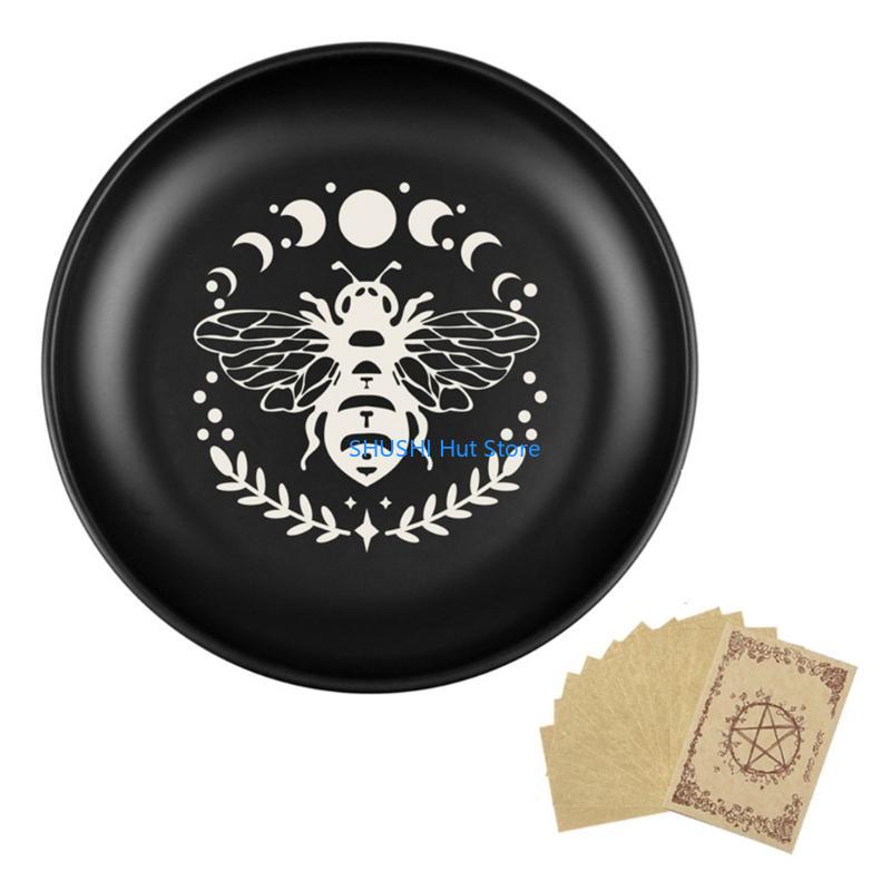 Modern Black Pattern 14cm Steel Stand for Home Iron Plate D57B