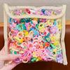 LYTIX 30pcs Girls Cute Cartoon High Elastic Hair Rope, Animals Flowers Fruits Pattern Hair Accessories, Ideal Choice for Gifts/Adorable Fruits &