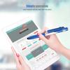 4 In 1 Touch Screen Capacitive Ballpoint Pens With LED Light For Tablet(Blue)