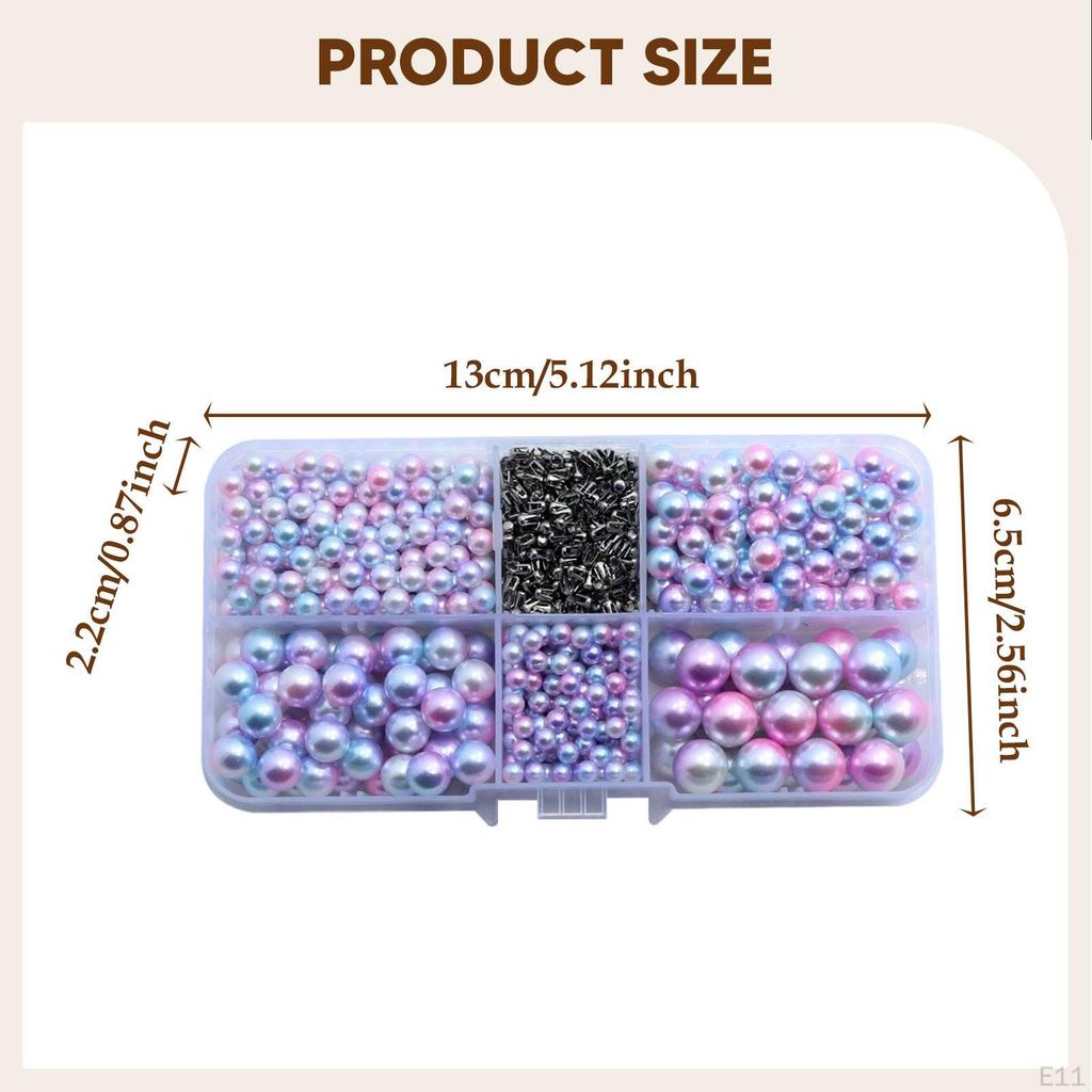 600 Pieces Crafting Beads Beading Supplies Imitation Multifunctional Loose for Vase Filler