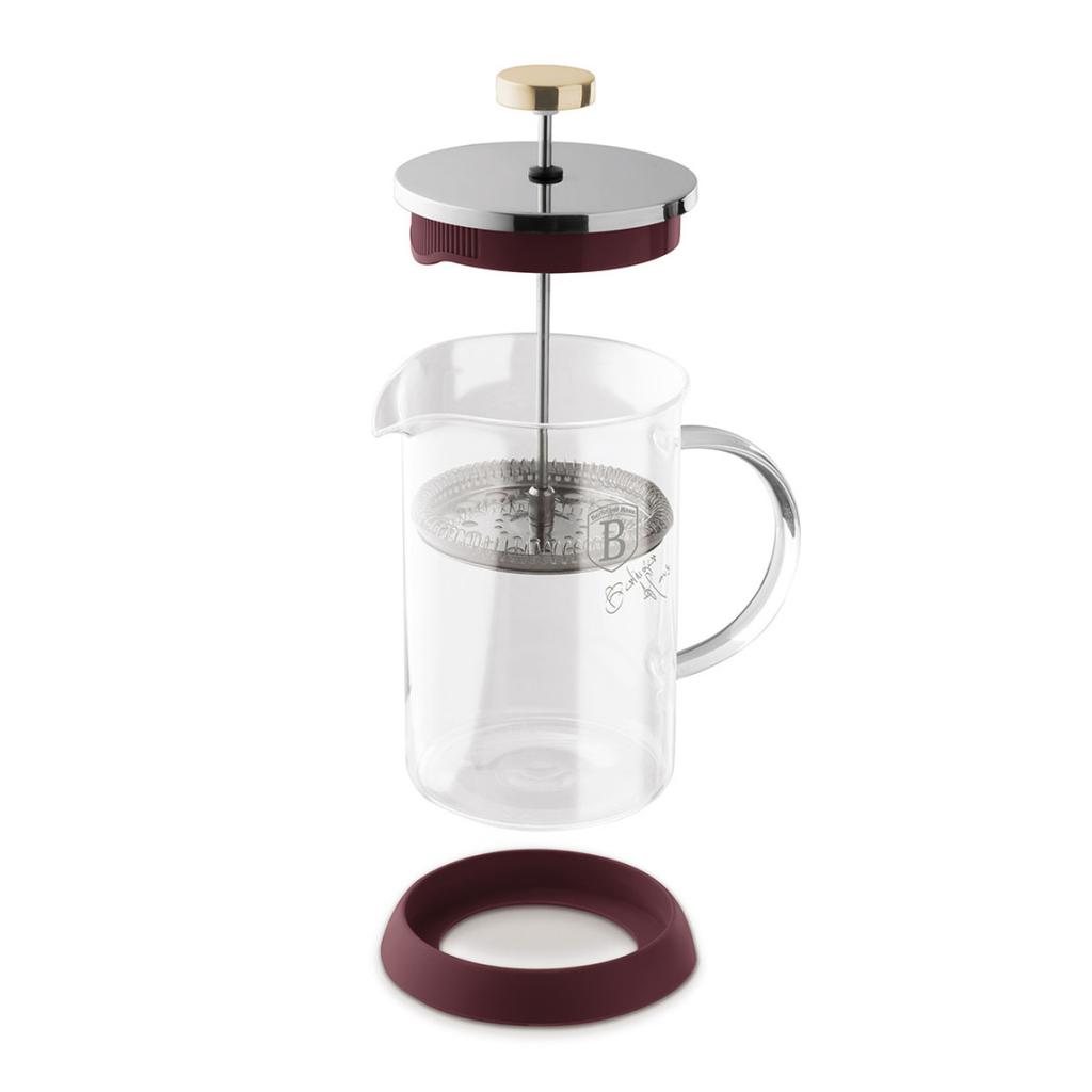 PISTON COFFEE AND TEA INFUSER 600ml BERLINGER HAUS BH-8584 LEONARDO