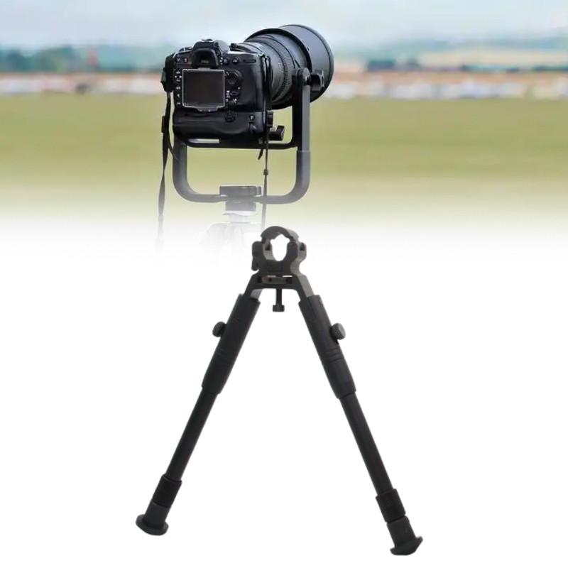 Generic Camera Bipod Aluminum Alloy Compact Support For Outdoor Photography And Telescope Use