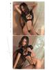Yi Yue Sexy Lace-up Cutout Bodysuit Sleepwear 8405