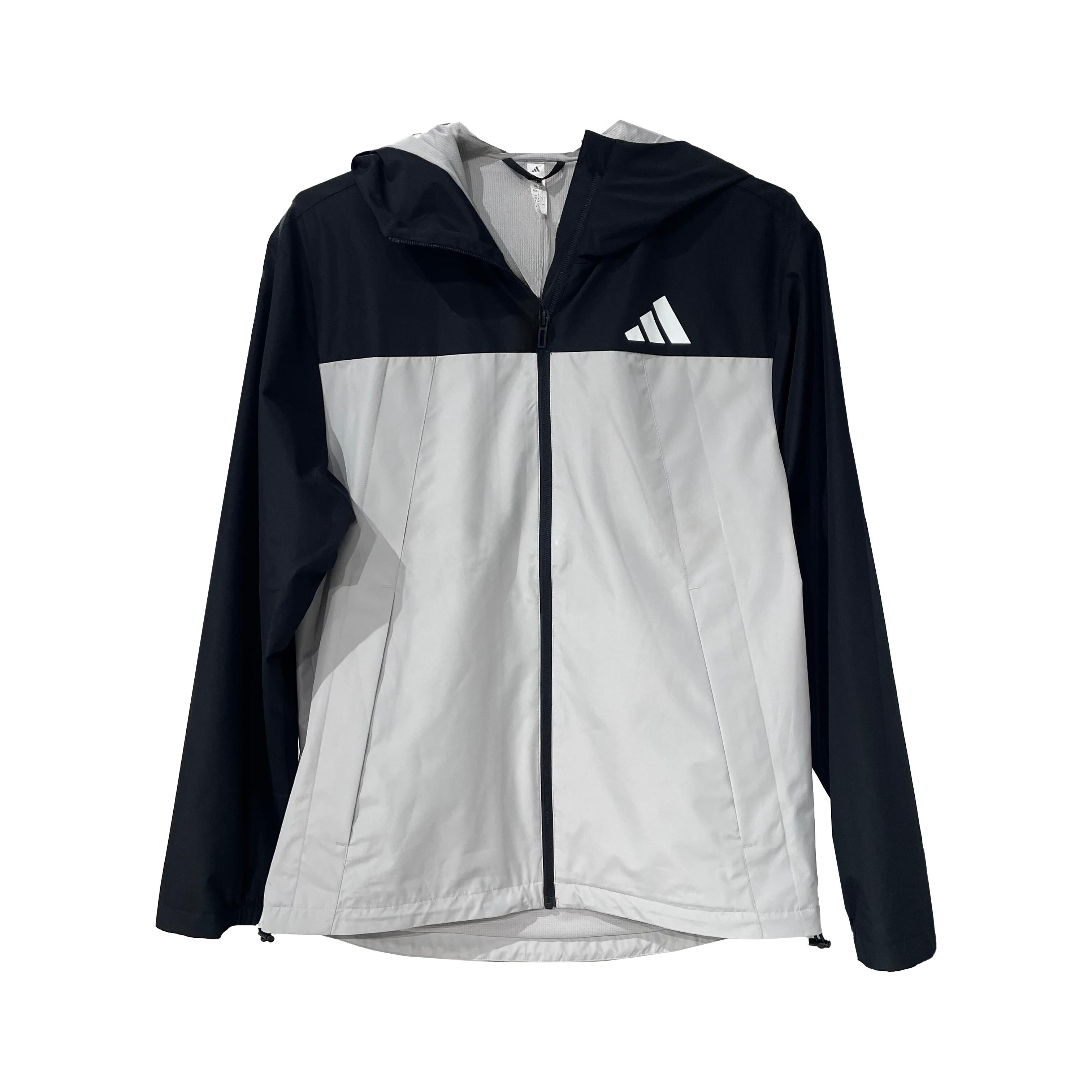 Adidas Water-Resistant Hooded Zip-Up Sports Jacket Unisex Jackets IB7058 M