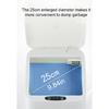 Auto Sealing Sensors Trash Can With Germicidal Blue Light Waterproof Construction Odor Containment For Home Office