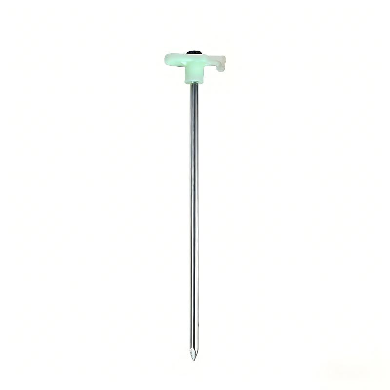 Fluorescent Outdoor Tent Peg 25cm Glow Camping Stakes Heavy Duty Ground Nails for Shelter Hiking Secure Fastening 10pcs