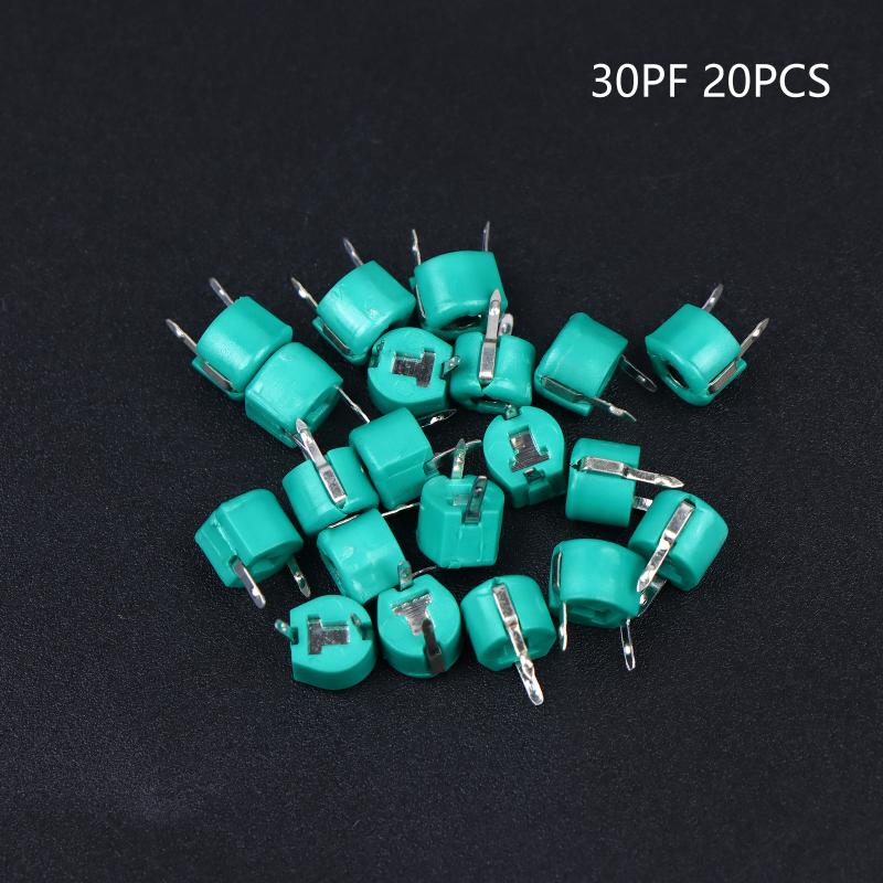 Latest Adjustable Capacitor Plastic Trimmer 3PF 5PF 10PF 20PF 30PF 40PF 50PF 60PF 70PF 120PF Adjustable Variable Capacitor
