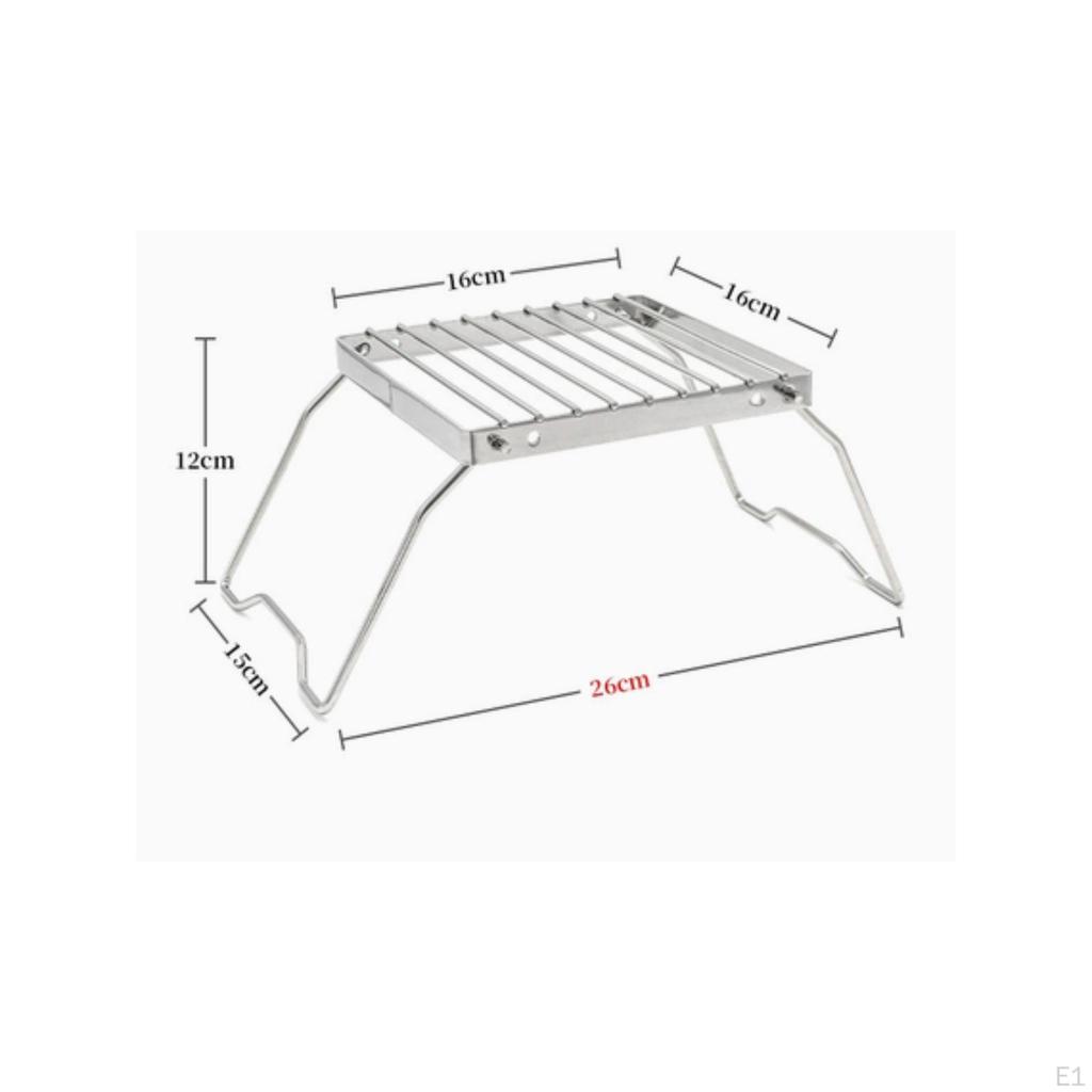 Cooktop Support Stand Foldable with Wire Legs Portable Ground Base for