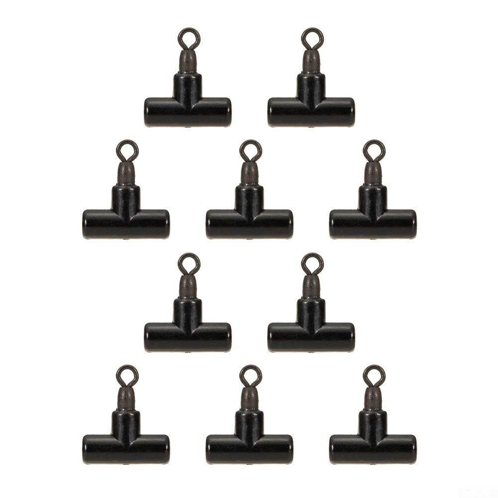 10/15pcs Carp Fishing Rolling Swivel Zip Sliders Swivels Rigs Connect-Line-Slide