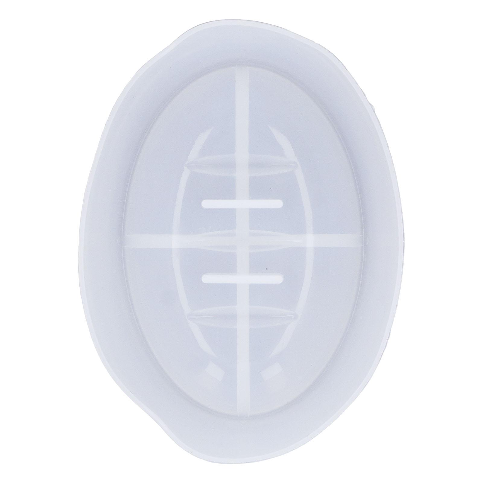 

Форма для мыльницы Сделай сам Изготовление Овальная форма Силикон Зеркало Протекающий слив Мыльница для рукоделия Подарок