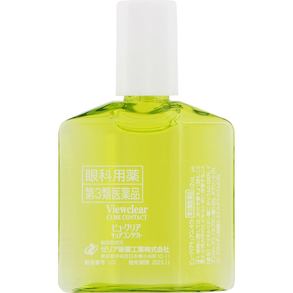 Zeria Viewclear Cure Contact 12ml Eye Wash Eye Wash Efficacy: Prevention of eye diseases (after swimming, when dust or sweat enters the eyes, etc.), i