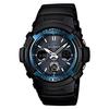 Casio G-Shock AWG-M100A-1A Watch (Black/Black/Blue)