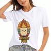 Dies ist mein feines Kaffeebecher-Damen-Baumwoll-T-Shirt, Premium-Baumwolle, Grafikdruck, Langlebig, Lässig und Modisch, Dies ist mein feines Baumwoll-Top, Lustig