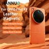 HANNUO Magnetic Case For OPPO Find X9 Ultra Protective Case Magnetic For Leather Cover Protective Back Cover Case Phone Shell