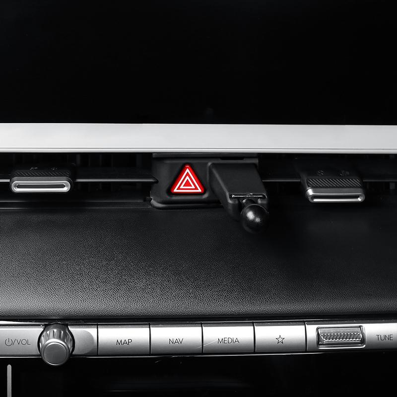 For Hyundai Ioniq 5 -2024 Auto Phone Stand Holder Accessories Car 17mm Phone Bracket Base Ball Head Interior