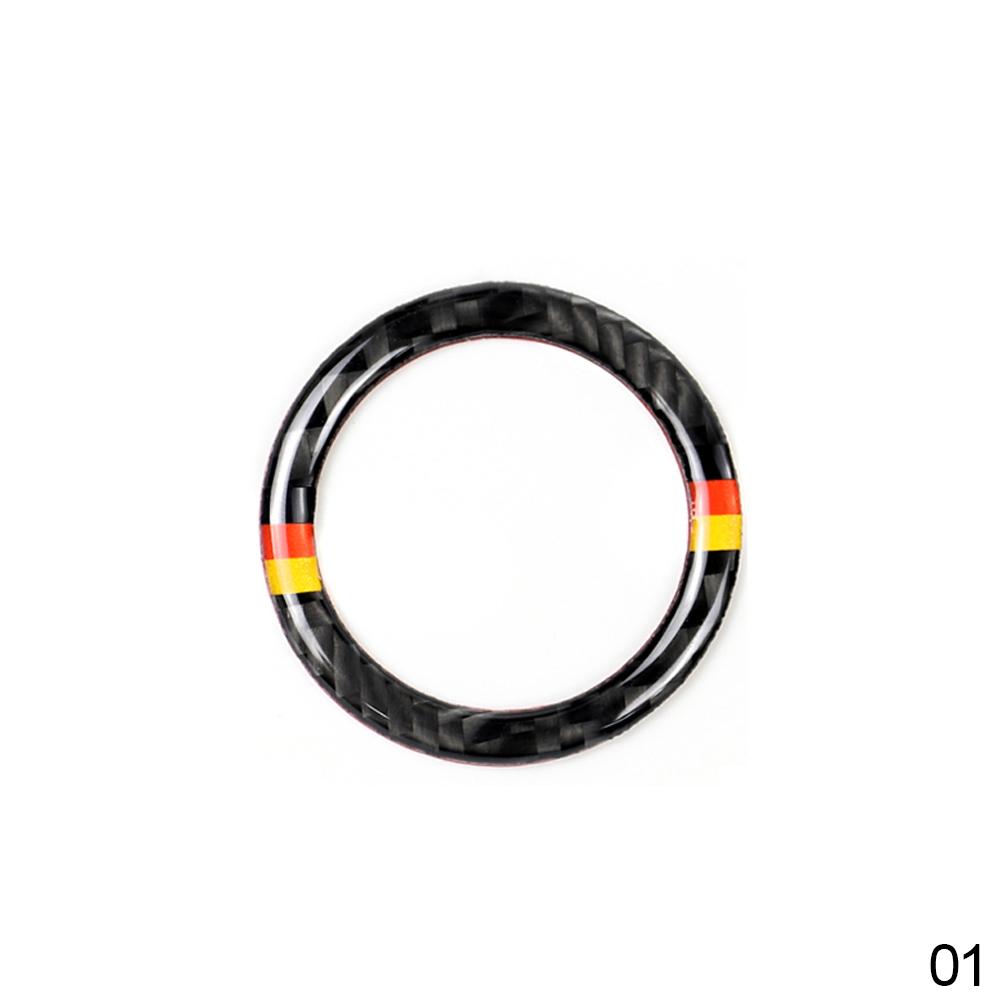 Car Engine One Start Stop Push Button Ignition Key Circle Sticker Trim Decal For BMW 3 Series E90 E92 E93 320i Z4 E89 2009-2012