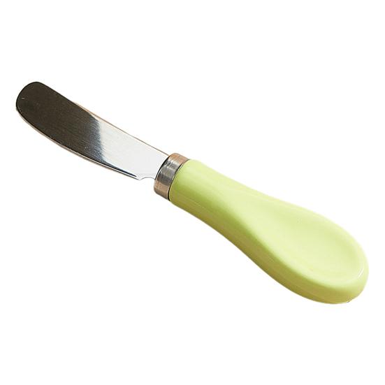 

Scraper Wide Smooth Cutter Apply Jam Evenly Spreader Colorful Macaron Handle Kitchen Tool for Cheese Butter A светло-зеленый