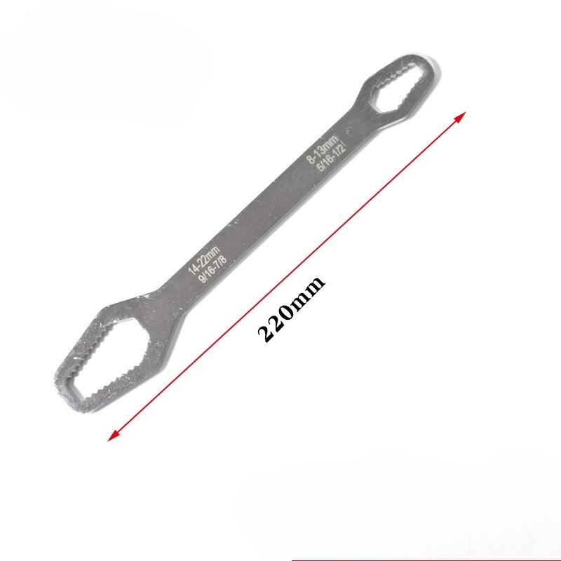 New Multifunctional Double Headed Plum Blossom Wrench Self Tightening Adjustable Glasses Universal Household EDC Manual Tool