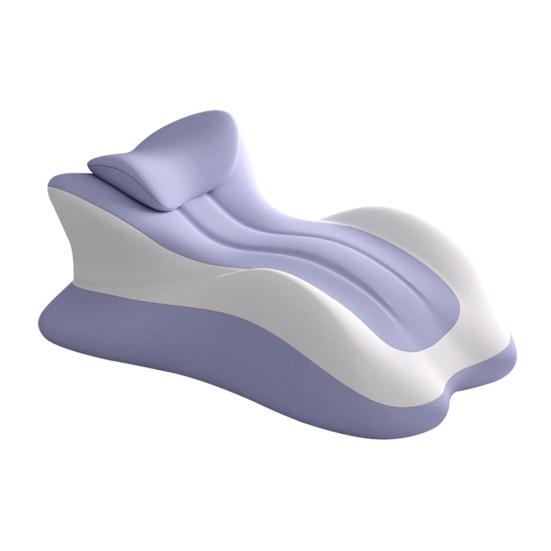 

Подушка для сідниць для пар 3D вигнута хвиляста подушка для спини підтримка в різних положеннях клинова подушка з піни з ефектом пам яті для лежання та сидіння інтимність пар A фіолетовий