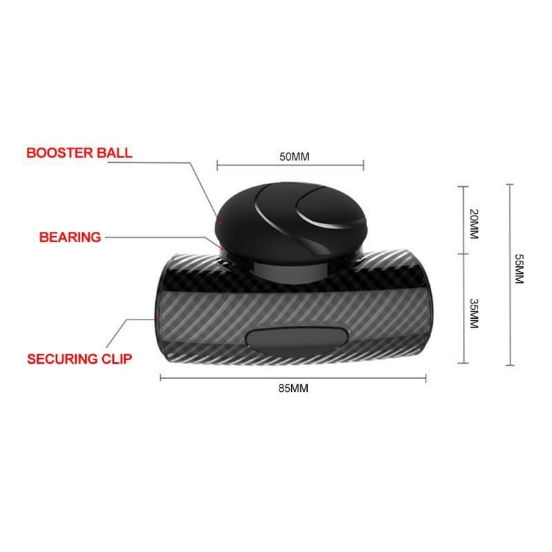 1 pomello del volante a 360 gradi, pomello girevole automatico, potenziatore dello sterzo per auto, in silicone, rinforzante per la maniglia del servosterzo.