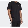 Adidas Originals Trefoil Casual Sports Short Sleeve Polo Men Tops Black GD2551