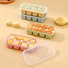 Mini Silicone Ice Cube Tray With Lid Reusable 8 Grids Ice Mold Kitchen Bar Tools Square Ice Cube Mould For Whisky Cold Drink