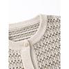 Crew neck cardigan knitted jacket women's new autumn and winter top loose large size outer sweater shawl sweater women