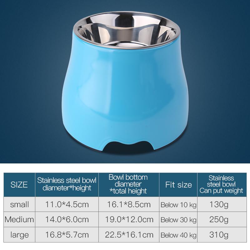 Fenice Haustier-Futter- und Wassernäpfe Hundefutter Wasserspender Edelstahl Haustier-Trinkschale Katzenwelpen Zubehör Kleine Hunde Accessoires