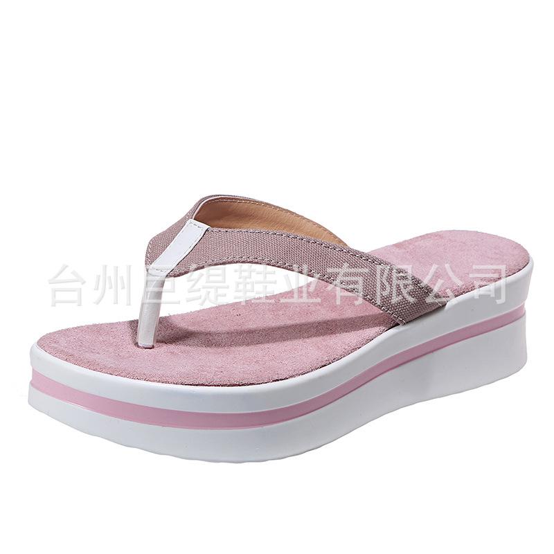 Giant Ti Large Size Women's Shoes 2025 Spot 2021 Summer Foreign Trade Women's Shoes Flip-flops Women's Platform Sandals 43