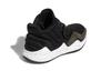 adidas Deep Threat Comfortable And Trendy Breathable Mid Top Children's Basketball Shoes Black Gold FX8644