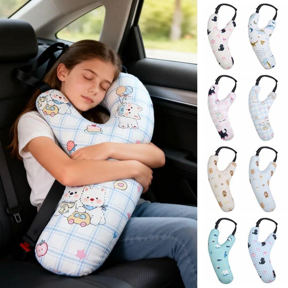 Y-shaped Child Cushion Pad Triangle Holder Head Support Pillow Car Sleep Headrest  Child Sleeping