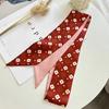 Korean Style Silk Scarf and Hairband Set - Versatile Women's Accessory for Summer