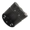 RXLOXPM Puck Mount Lock with Key Durable Black Metal for RotopaX Fuel Packs and Fuelpax Standard Packs