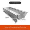 Stainless Steel Piglet Nursery & Fattening Pig Trough - Durable Free-Feeding & Drinking Trough