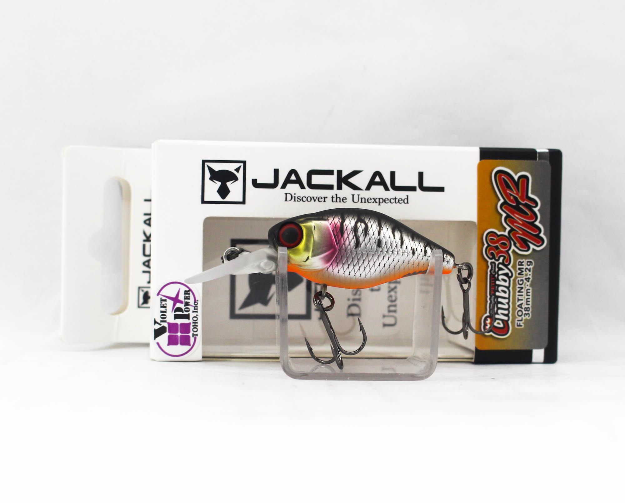 Jackall Chubby 38F MR Плавающий воблер UV Матовый Серебристый Тигр (0536)