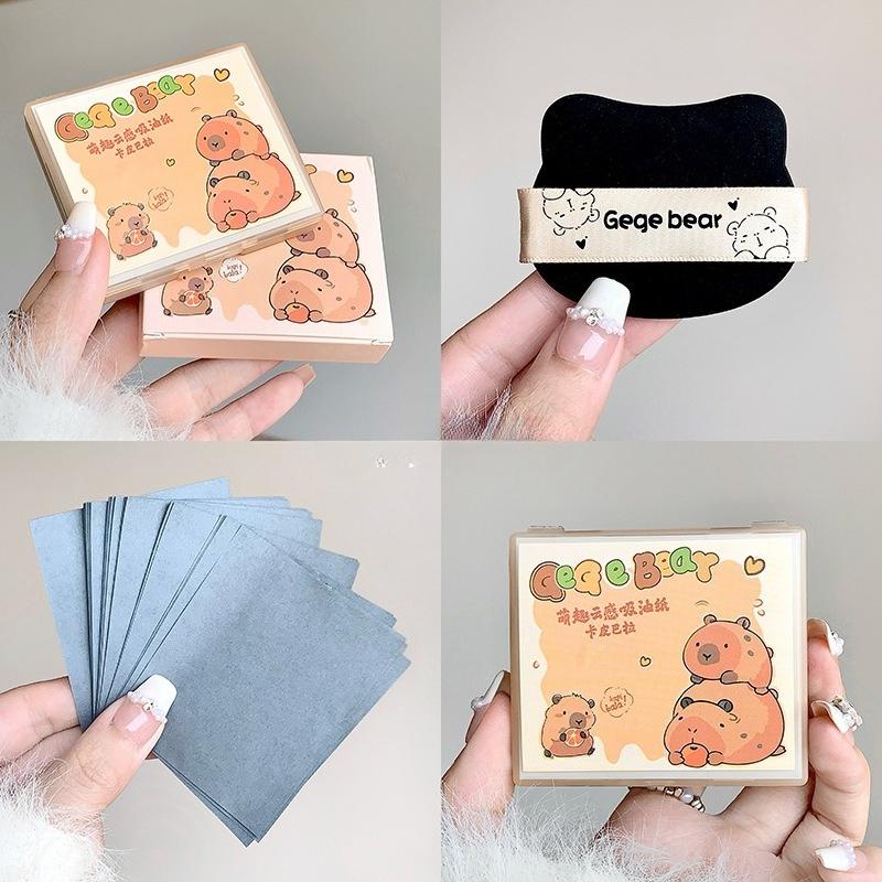 100 pçs camomila rosto absorvente controle de óleo toalhetes de papel remoção de óleo absorvente folha matcha rosto oleoso blotting ferramentas de beleza