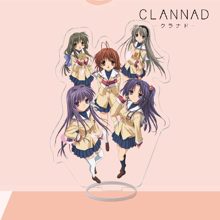 Anime Peripheral Acrylic Standing Sign Tuanzi Big Family Clannad Ancient River Zhu Ornaments
