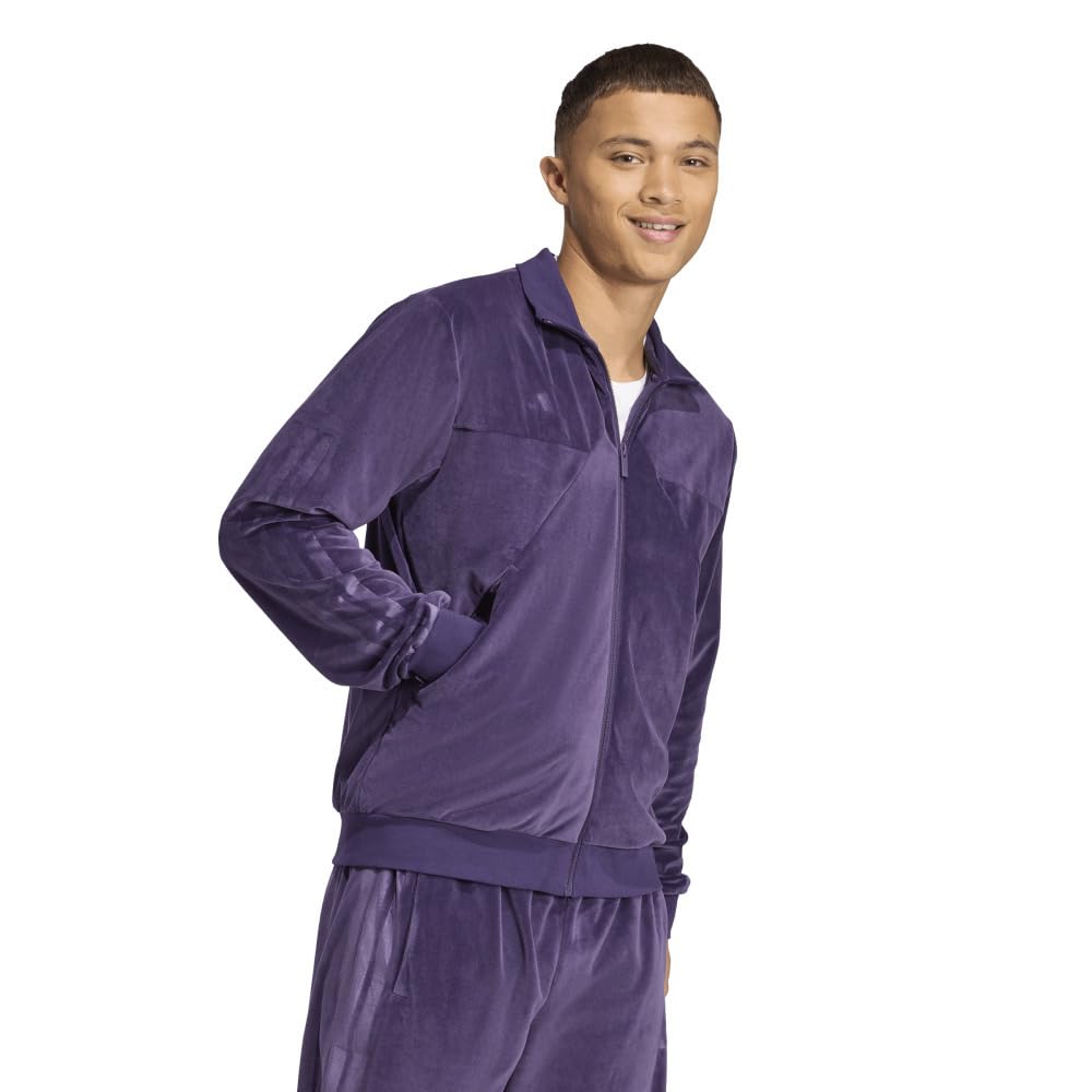 Adidas Tiro Велюровая куртка JXX88 Aurora Plum Размер XS, Мужская (JW0254),
