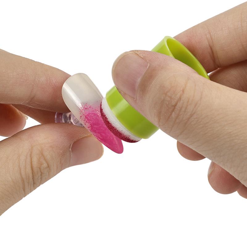 Cross-border Ombre Nail Art Pen with Round Sponge Head