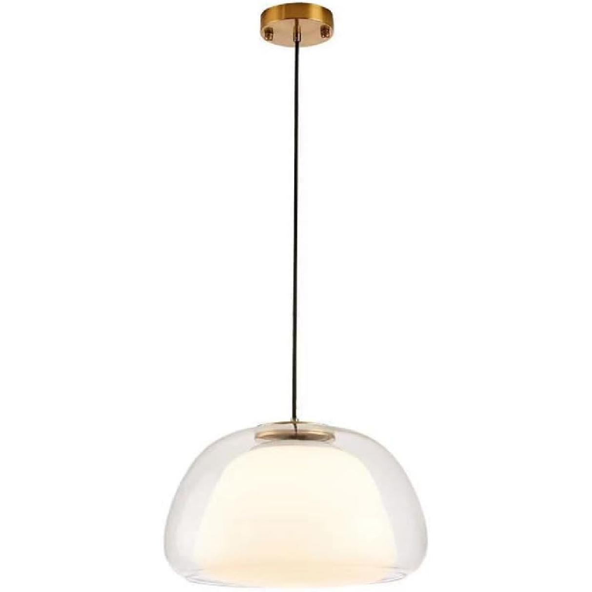 

Подвесной светильник, Простая люстра в кремовом стиле, Подвесной светильник с одним патроном E27, Персонализированные металлические осветительные приборы из желеобразного стекла, Столовая