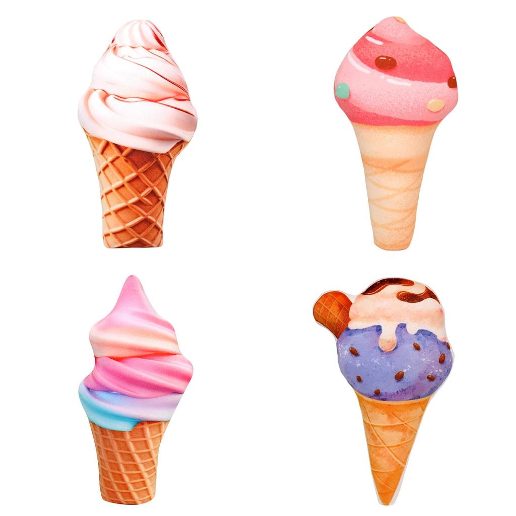 Eis Plüschtier Kissen Weich Und Flauschig Perfektes Geschenk Für Eisliebhaber Buntes Und Niedliches Design