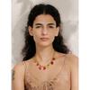 Yhpup Süße Frühling Sommer Bunte Glasur Frucht Charme Anhänger Halskette Gold Farbe Edelstahl Trendiger Schmuck für Mädchen Damen