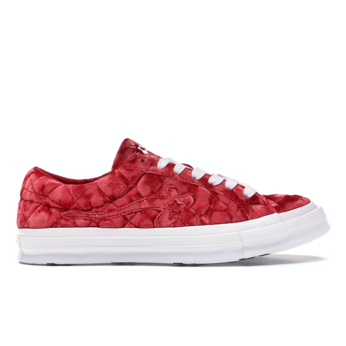 

Кроссовки унисекс Converse Golf Le Fleur x One Star Quilted Velvet Cherry Red Barbados-Cherry 165598C