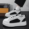 2026 Masculino Zapatos Thick-soled Mesh Panel Shoes Breathable Casual Shoes Comfort Versatile White Shoes Flat Non-slip Sneaker