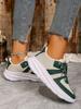 Mode Neue Damen-Vulkanisierschuhe Runde Zehenpartie Flache Schuhe für Damen Schnürschuhe Plateau Damen Sport Outdoor Lässig Low Top Air Mesh Schuhe