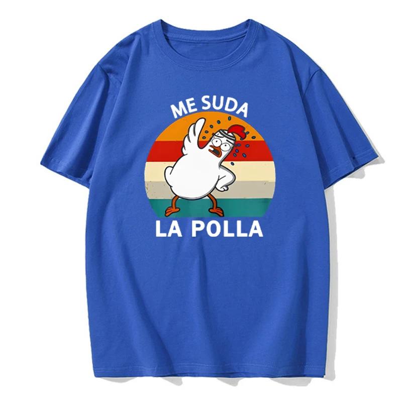 I Sweat My Cocks T Shirt Spanish Texts Funny Jokes Geek Short Sleeve Cotton Women Unisex Summer O-neck Chicken Farm Lover T-shirts