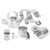 304 Stainless Steel 10-115MM Ohmic Grounding Pipe Clamp Horseback Clamp Bracket Pipe Buckle Hose Clamp