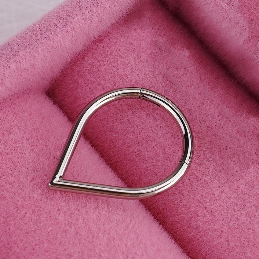 Heart Pearl Nose Rings Pointed Cone Love Lip Pierced Horseshoe Ring Skull Butterfly Nose Septum Piercing Earrings Tragus Jewelry